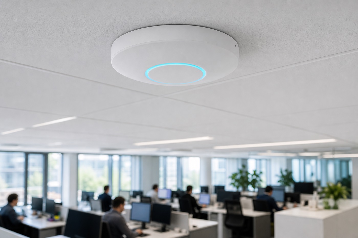 Enterprise wireless access point in a modern office